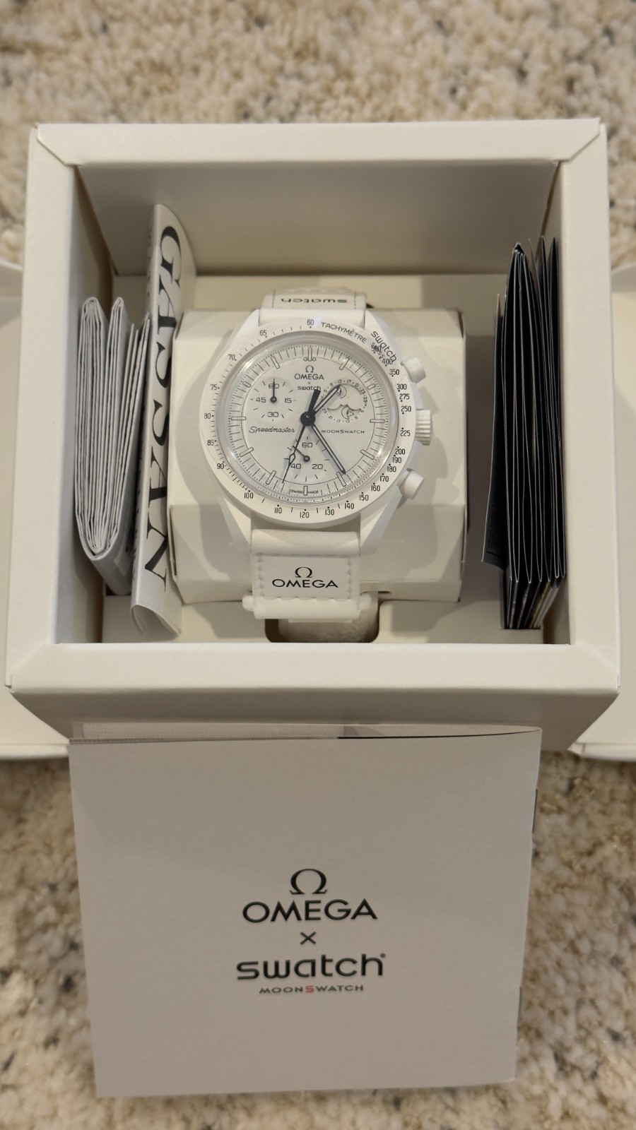 Swatch x Omega x Snoopy Bioceramic MoonSwatch Mission To The Moonphase Full Moon