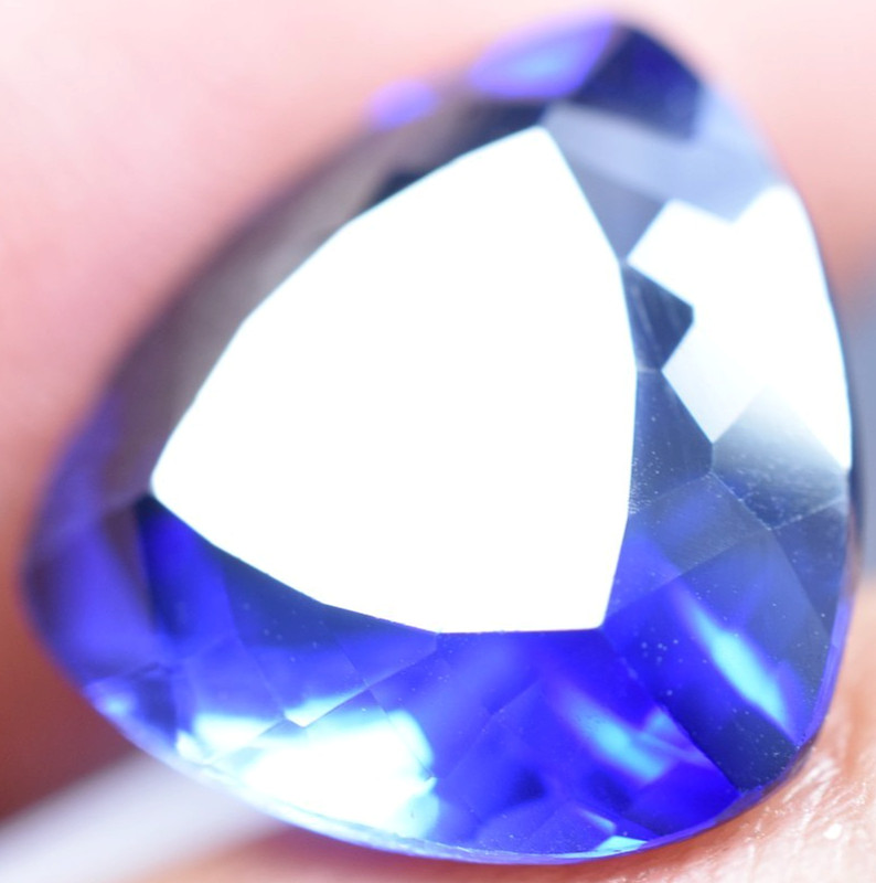 Extremely Rare & Flawless 9.00 CT Natural Benitoite GGL Certified Loose Gemstone