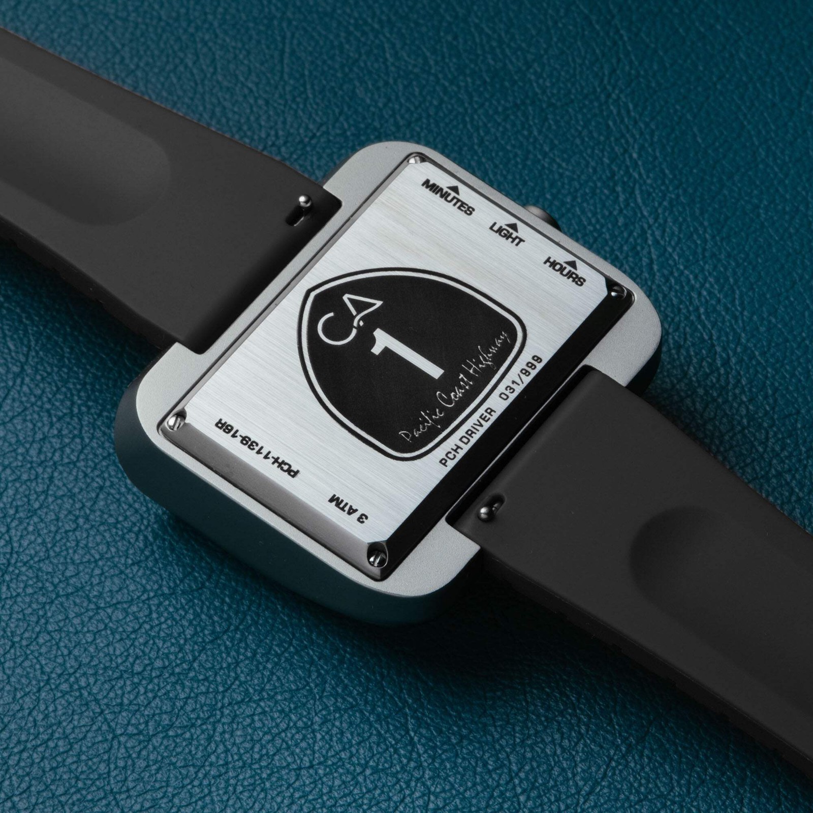 CA PCH Driver Jump Hour Brushed Silver Black