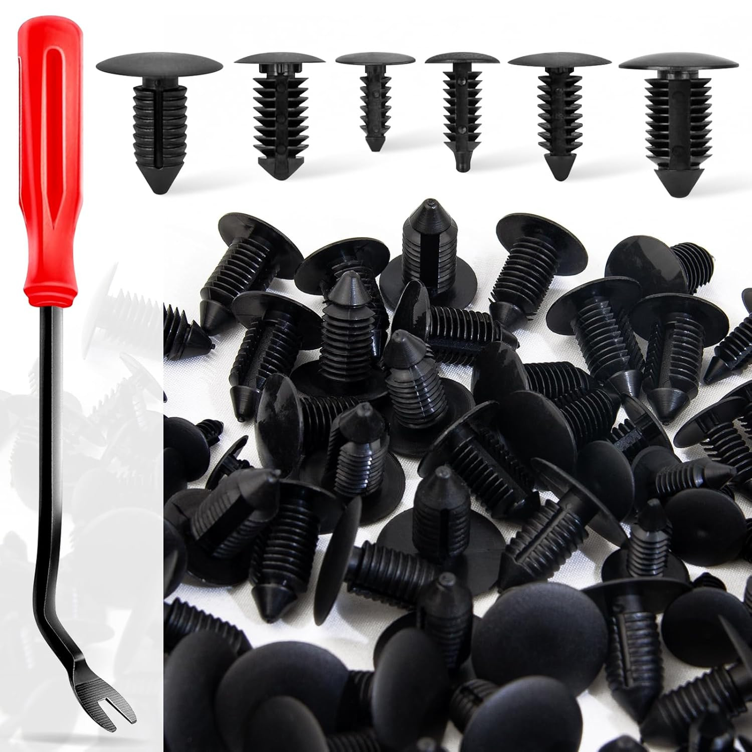 160 Pcs Christmas Tree Style Fender Retainer Clips 6Mm/7Mm/8Mm/9Mm/10Mm/11Mm