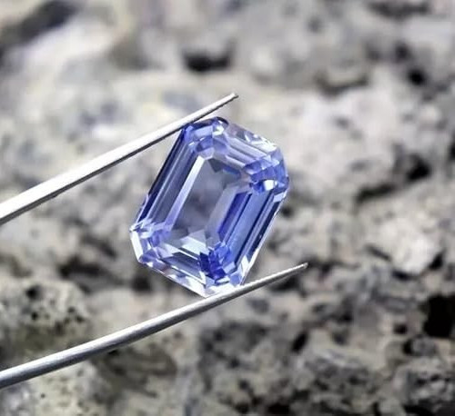 10.00 Ct Natural Blue Flawless Sapphire Emerald Cut EGL Certified Loose Gemstone