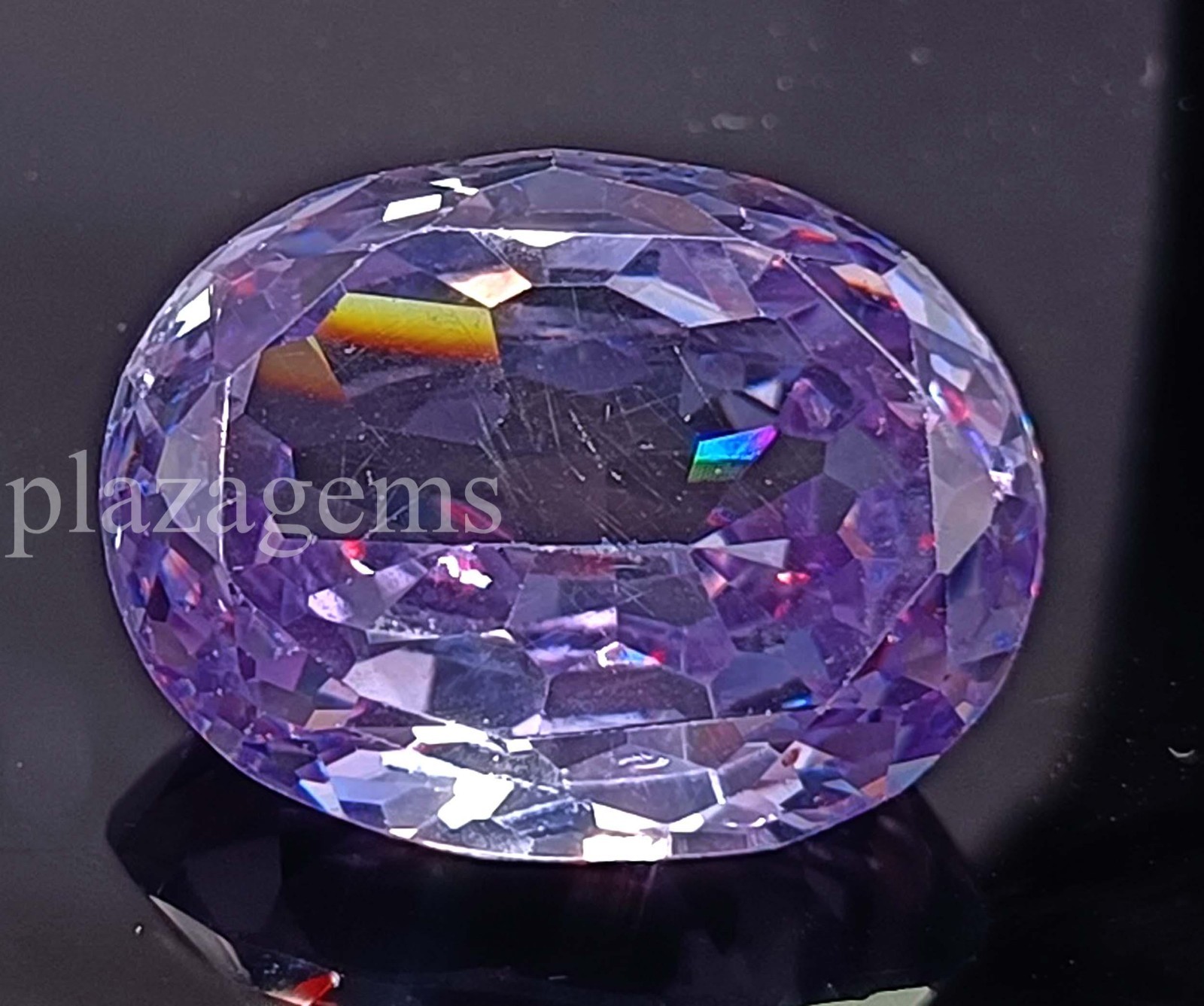 Natural Alexandrite 40.55 Ct Purple Oval Cut EGL Certified Loose Gems 5ADP
