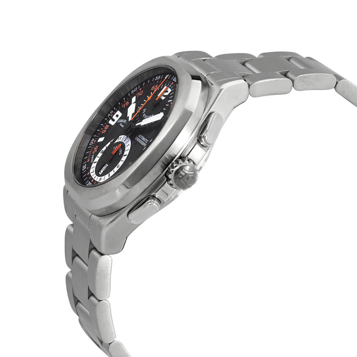 Armand Nicolet JH9 Chronograph Automatic Black Dial Mens Watch A668HAANOMA4680A