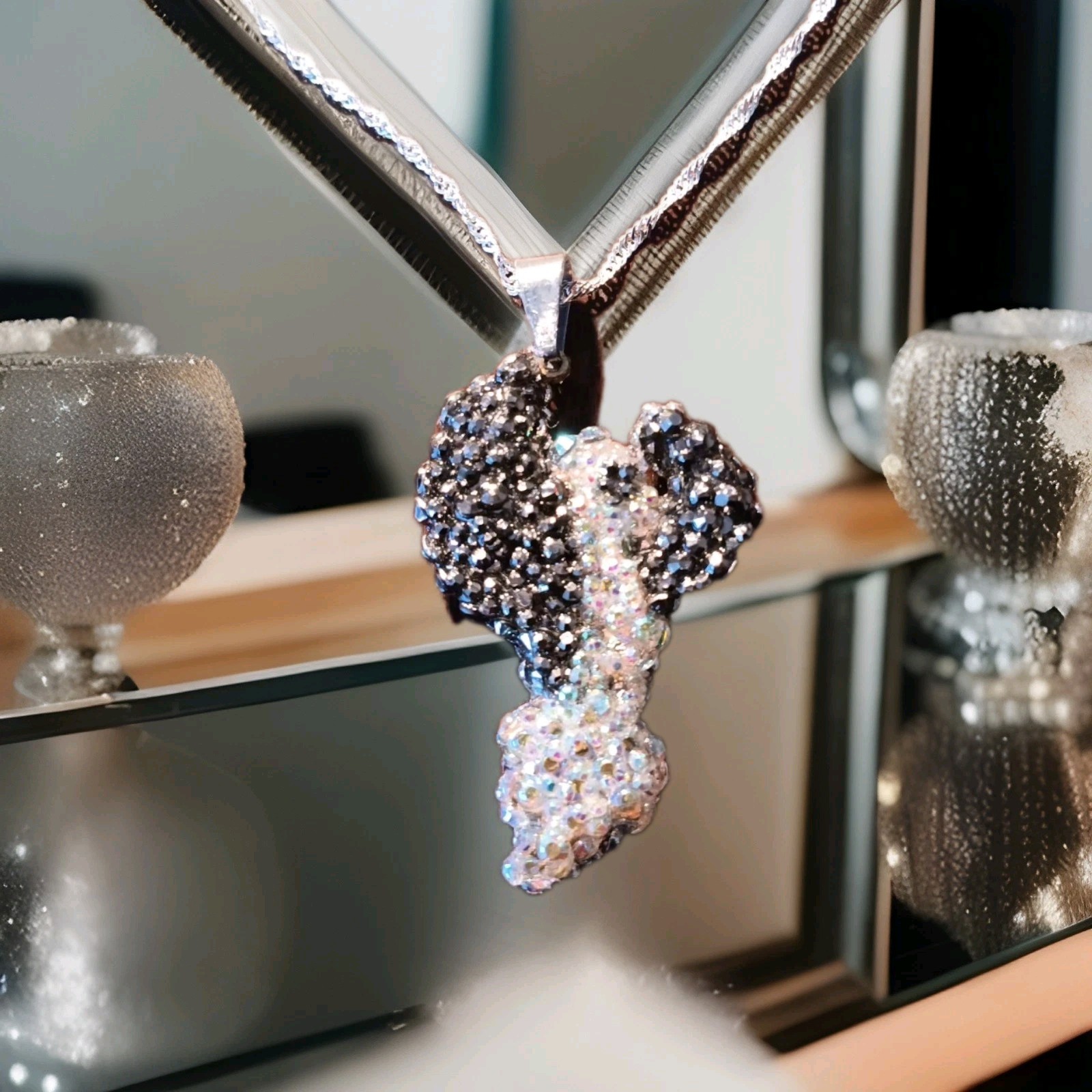 Nebula Galaxy Phoenix Necklace – Crystal Phoenix Jewelry Gift