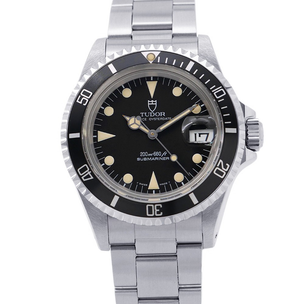 TUDOR Prince Oyster Date Submariner 39.5mm Stainless Steel Black Dial 79090