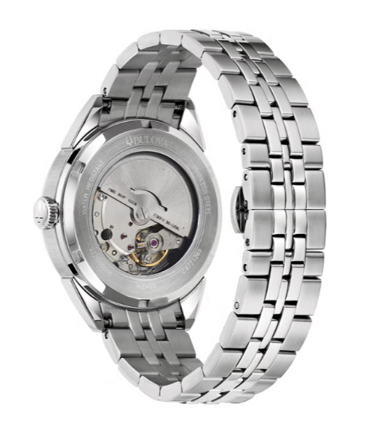 Bulova – Sutton, Blue Dial Stainless Automatic Men’s Watch 96B423
