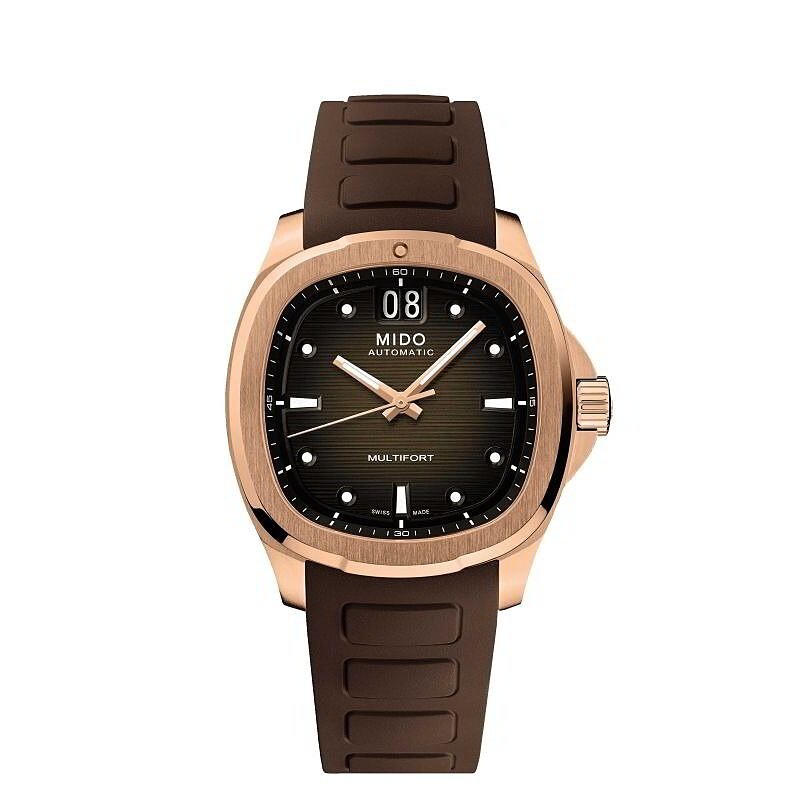 Mido Multifort TV Big Date Watch M0495263729100 Brown Watch Automatic