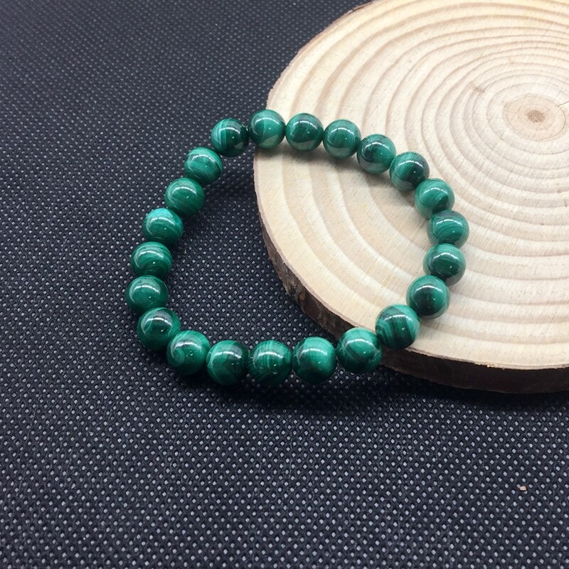 Handmade Bracelet Natural Gemstone Round Beads Stretch Healing Reiki 8mm