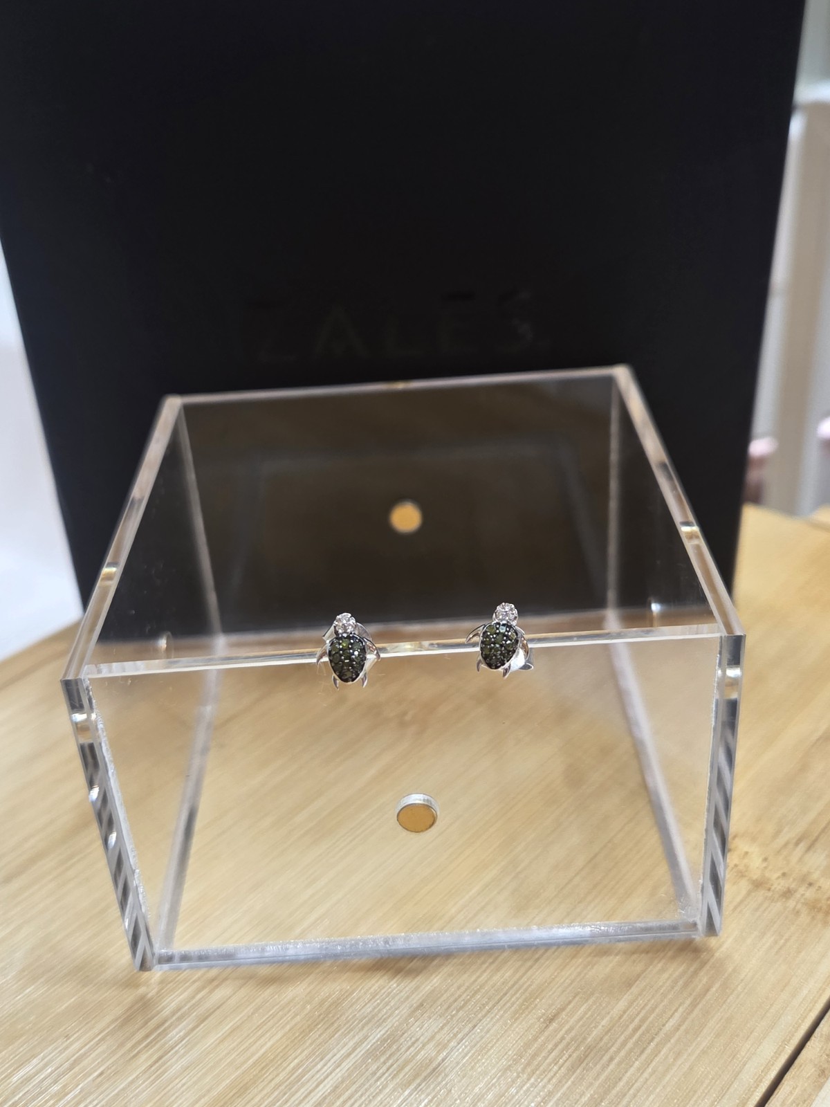 zales diamond turtle earrings