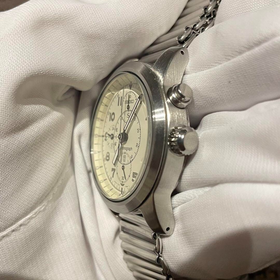 Seiko SUS Military Chronograph Military Watch 36mm Made in 1995