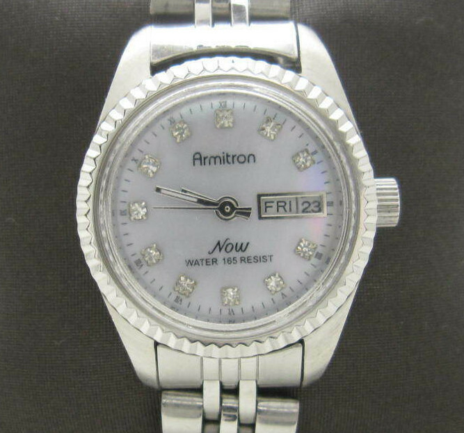 Women’s Armitron Now Analog Dial 26mm Day Date Watch (D262)