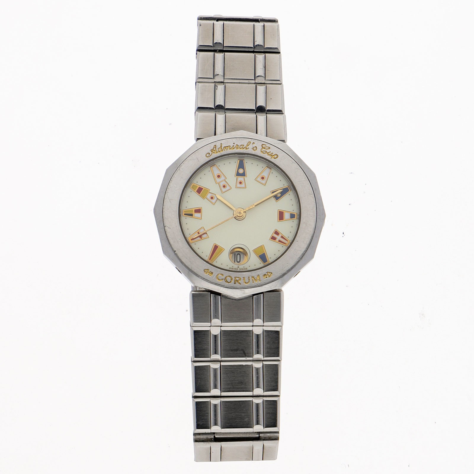 CORUM 39.610.20 Admiral’s Cup white Dial Quartz Stainless Steel Women’s