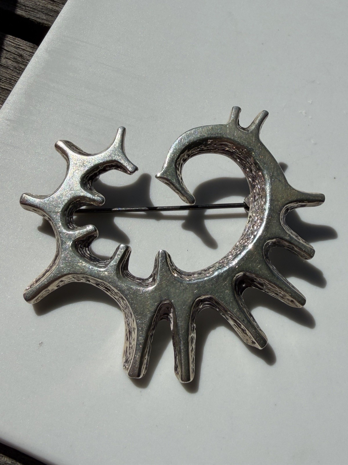 Studio Else & Paul sterling silver Pendant Brooch Norway Norwegian vtg 896