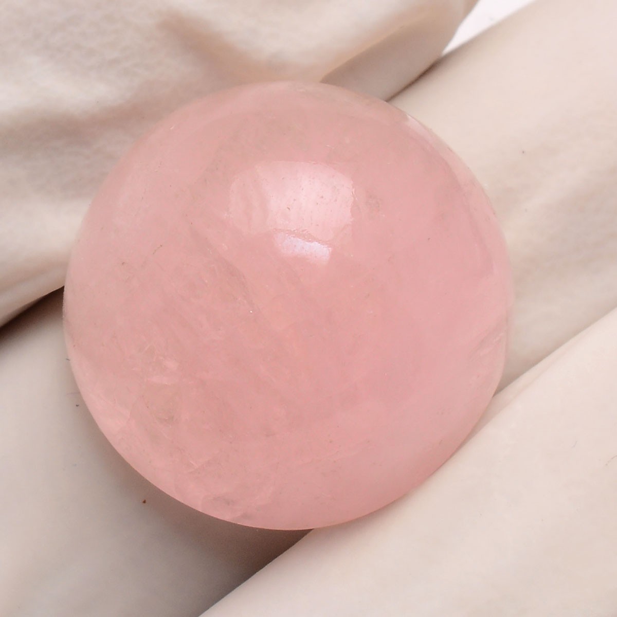 Tranquil Beauty~ 28.00 Cts Natural Morganite 18mm Round Cabochon Loose Gemstone
