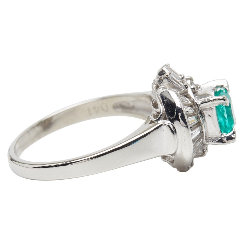 AUTHENTIC Ring ring Pt900 Platinum #13(JP Size) Women