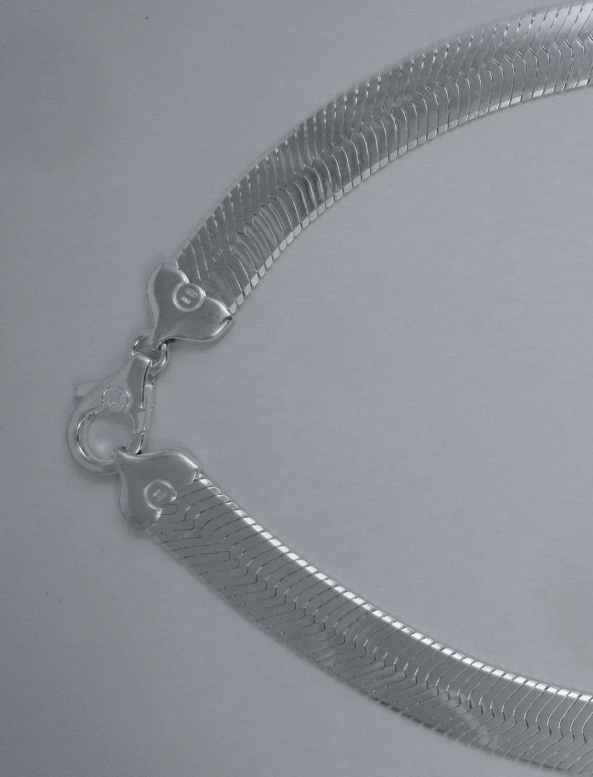16.5mm Herringbone Sterling Silver Necklace 925 Italian Chain NEW 20,22,24,30 in