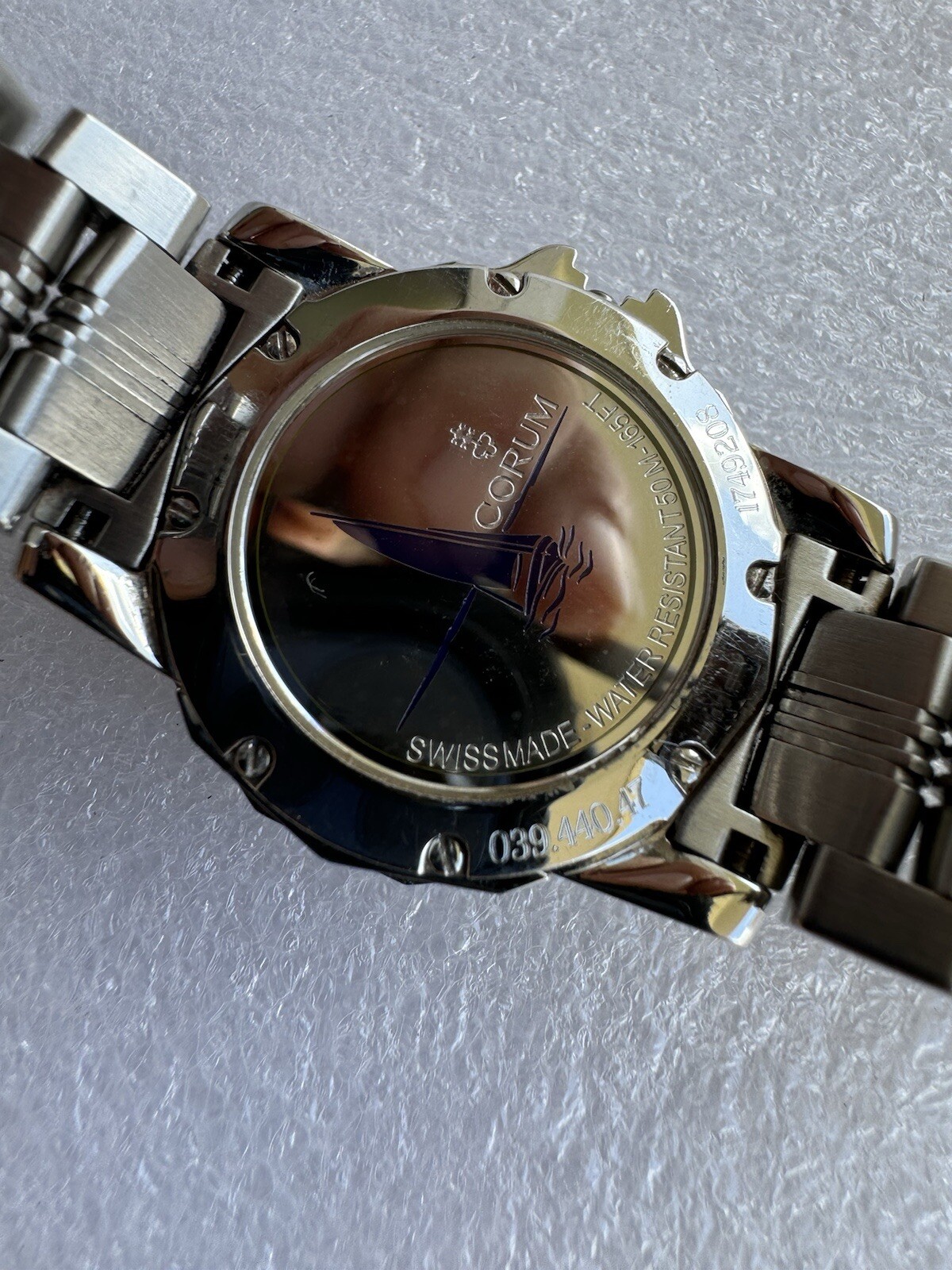 Corum Admiral’s Cup 29mm Steel .54 Diamond Quartz Case 039.440.47
