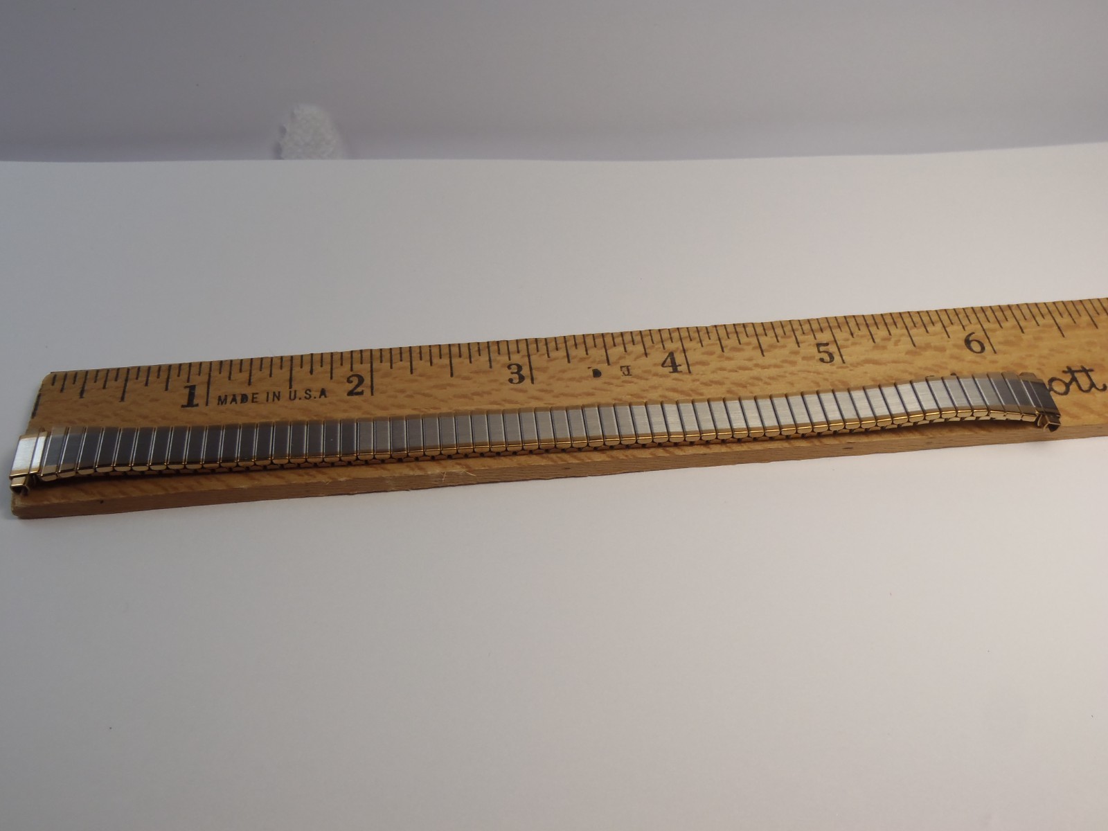 8mm – 11mm Hadley Roma Two-Tone Stainless-Steel Watch Band Straight Ends Long
