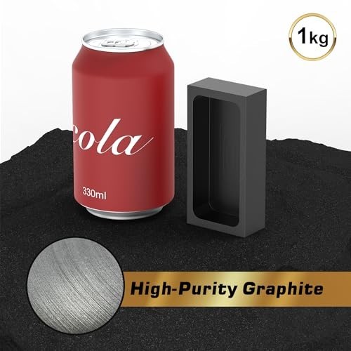 Premium Graphite Ingot Mold 1kg – 2 Pieces for Metal Casting – High-Purity Heat