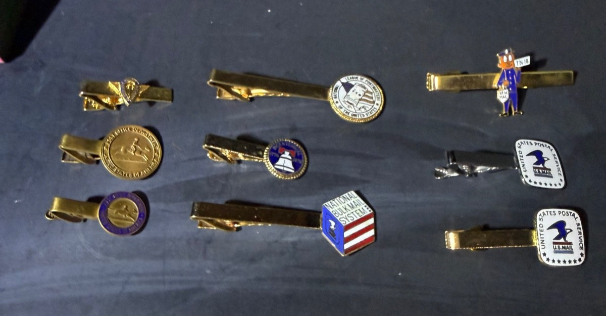 USPS Vintage tie tacks and tie bars
