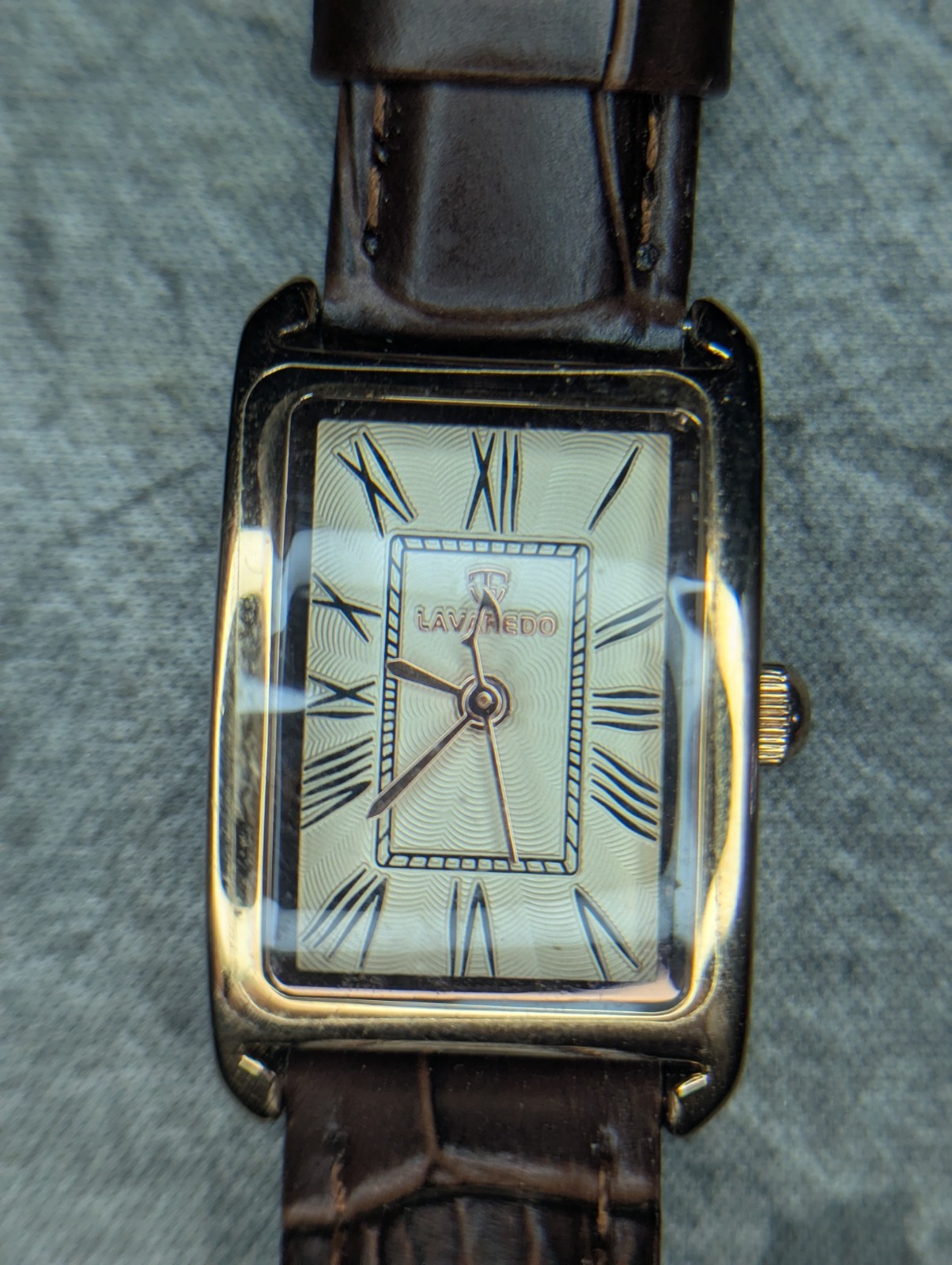 Lavaredo Women’s Tank Watch Rose Gold