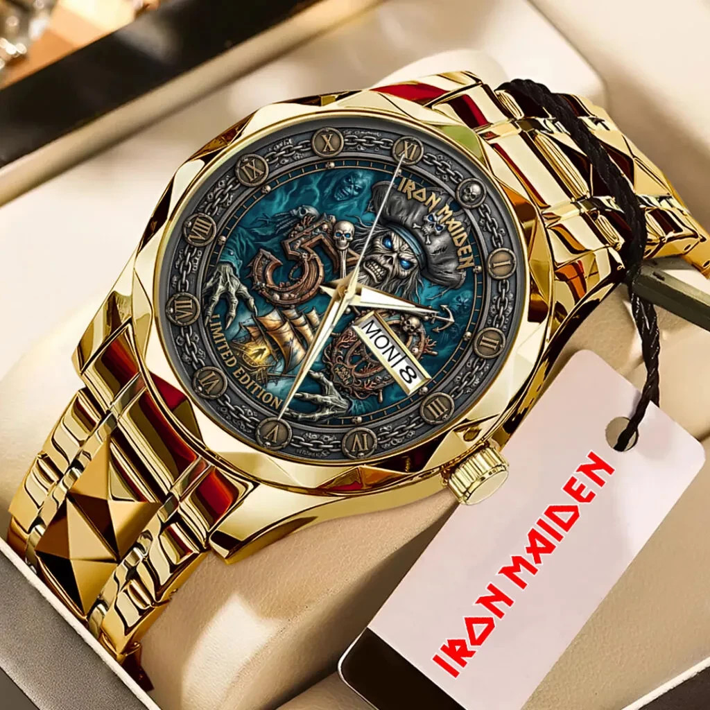 Iron Maiden 50th Anniversary Alloy Luxury Quartz Watch