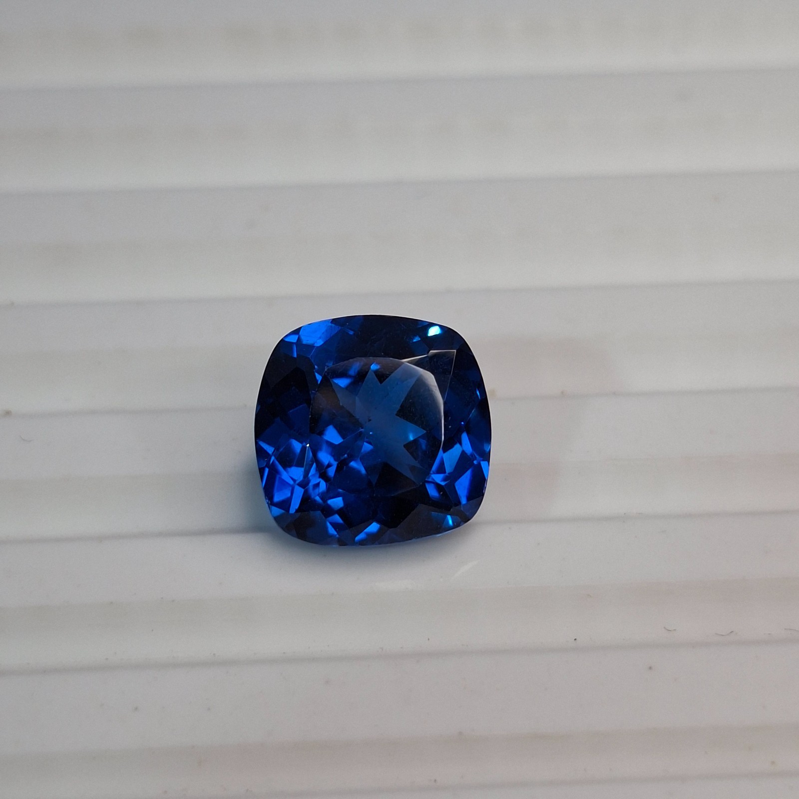 Natural Indicolite Tourmaline Certified Loose Cushion Cut 5-7 Ct Gemstone GB065
