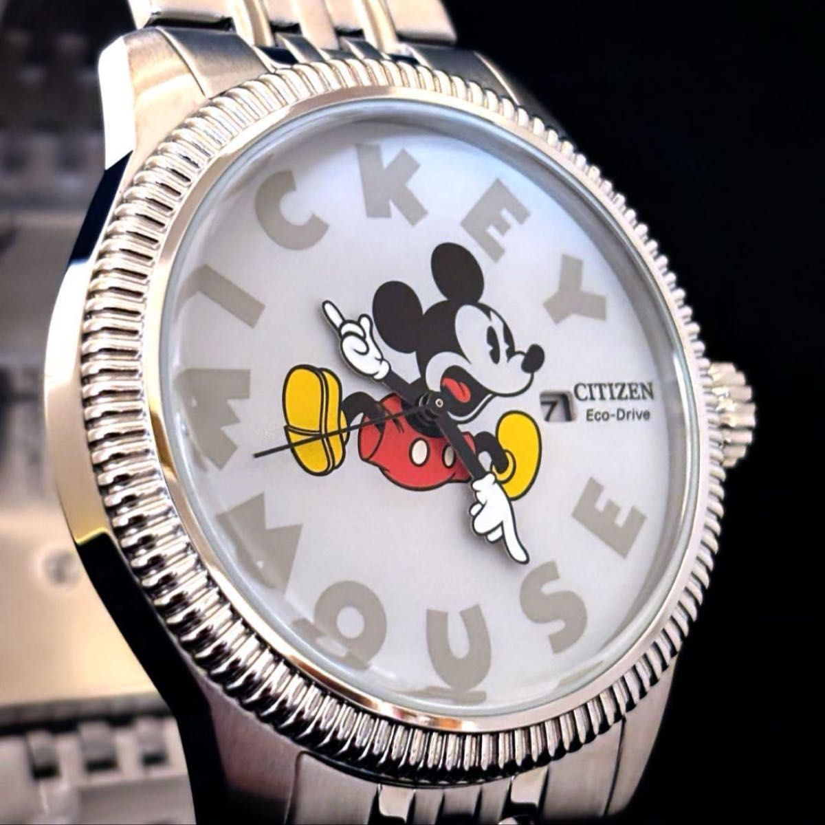 [B1P] Citizen Eco Drive Mickey Mouse Disney Park Watch [q9n]