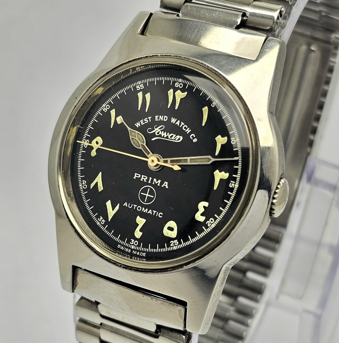 WEST END WATCH CO SOWAR PRIMA AUTOMATIC S.4289 VINTAGE MEN’S WATCH