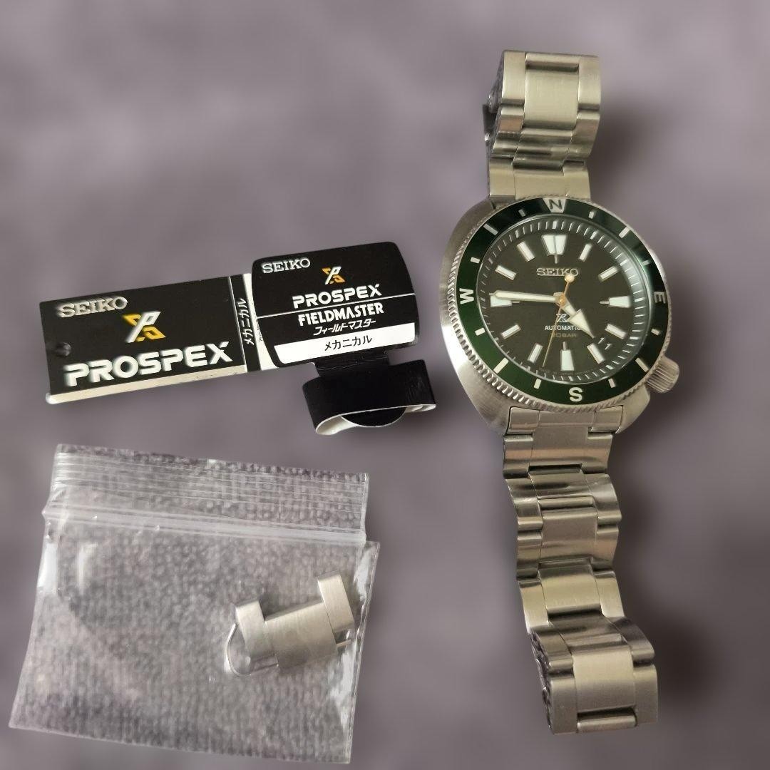 SEIKO Prospex Fieldmaster Automatic Green Dial Compass Bezel Sapphire Japan