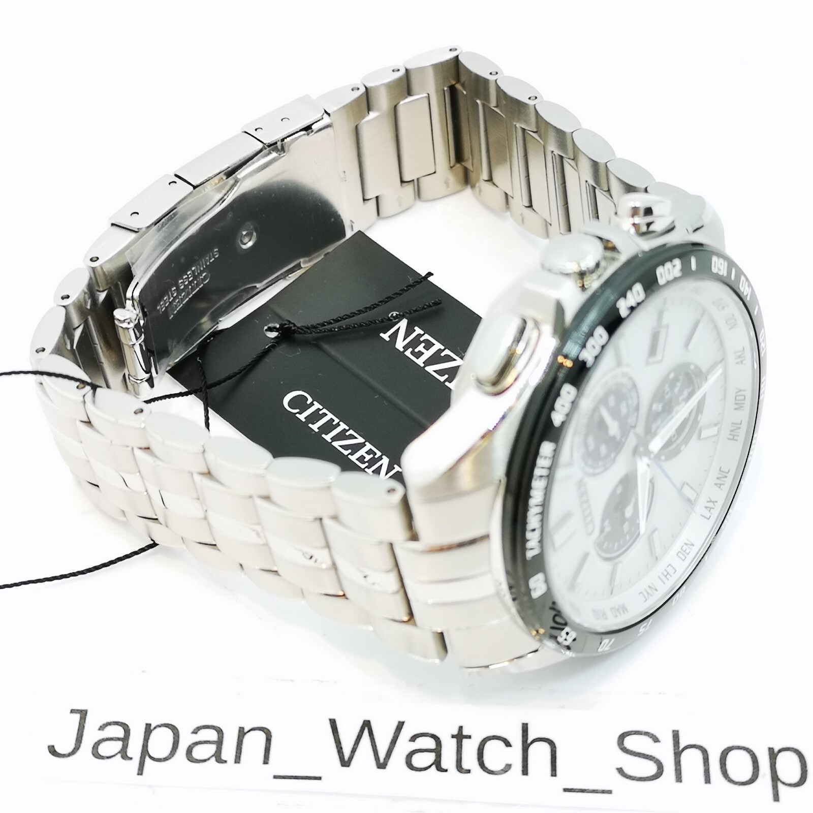 CITIZEN Collection Eco-Drive CB5874-90A White Solar Radio Men’s Watch New in Box