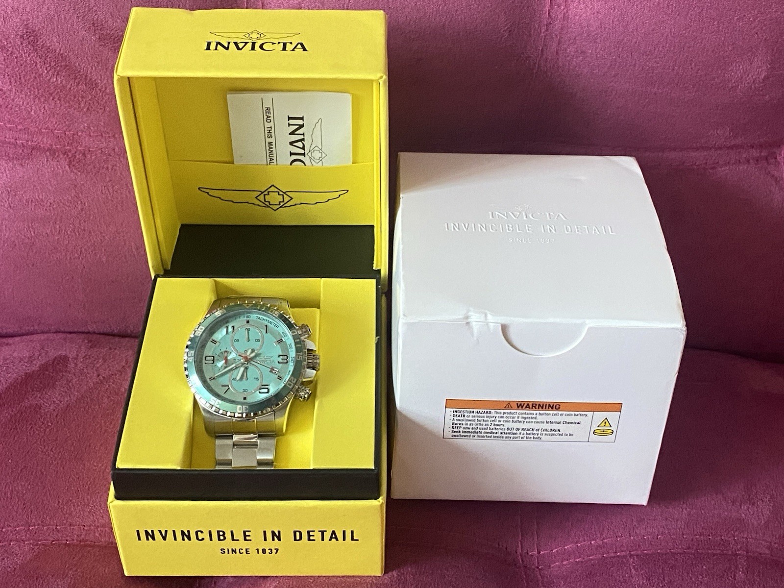 Brand New Invicta Specialty Mach Gala Men’s Watch 48mm Steel (69820) TachyMeter