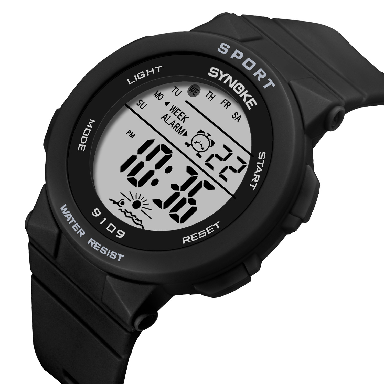 2 Pack Student Sport Watch Electronic Watch 50M Waterproof Watch Digital Watch
