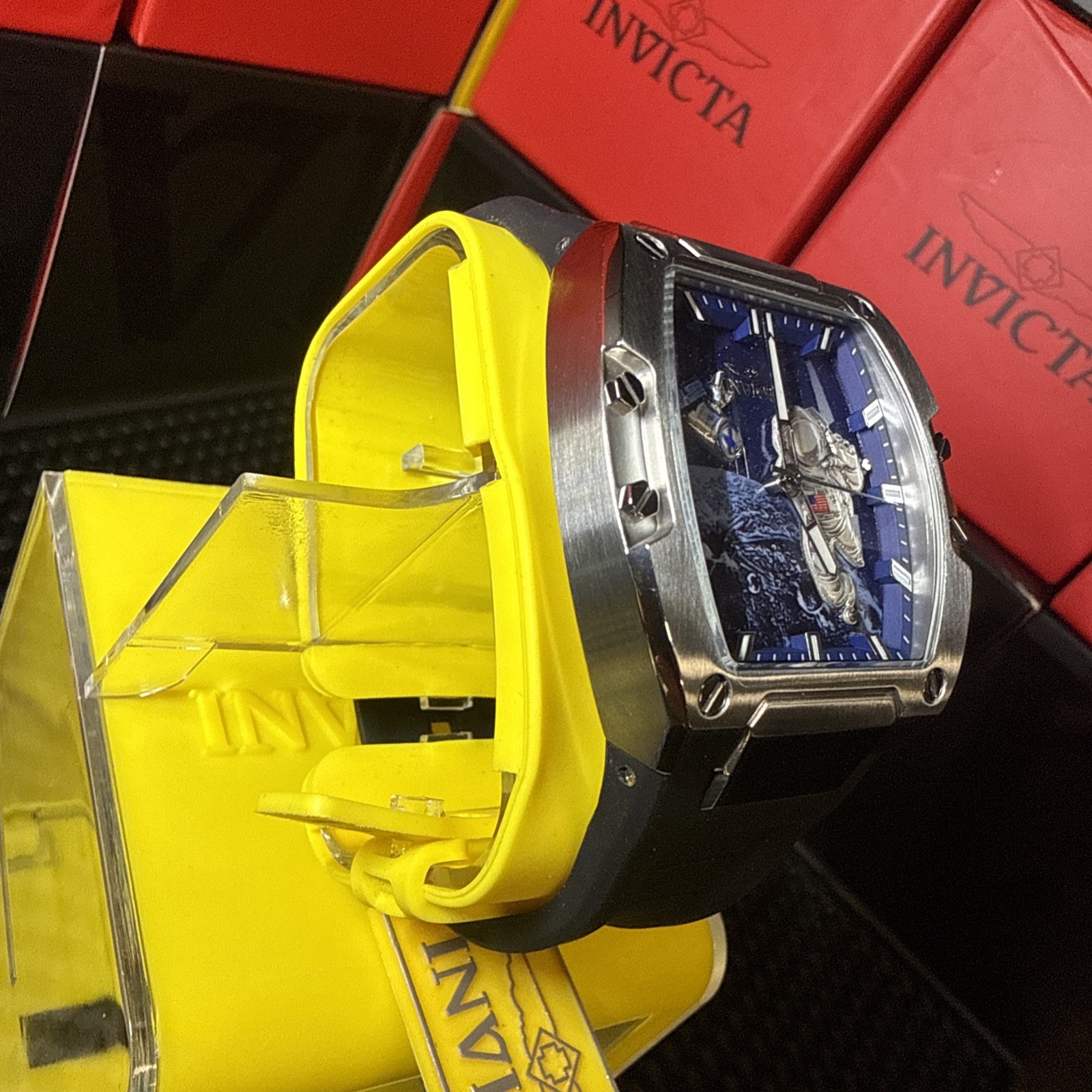 Invicta S1 Rally Moonlander 50643 Astronaut Space Dial 43mm