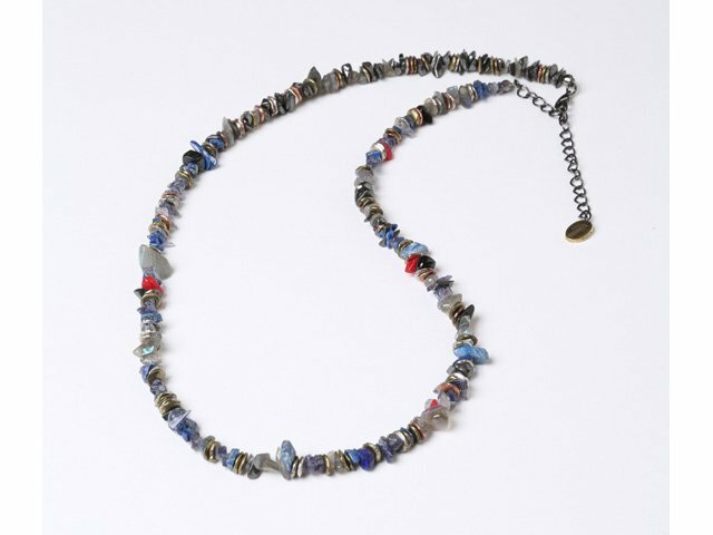 EVANGELION VIVIFY x RADIO EVA Pebble ＆Metal Chip’s Beads Cord (Kaoru)