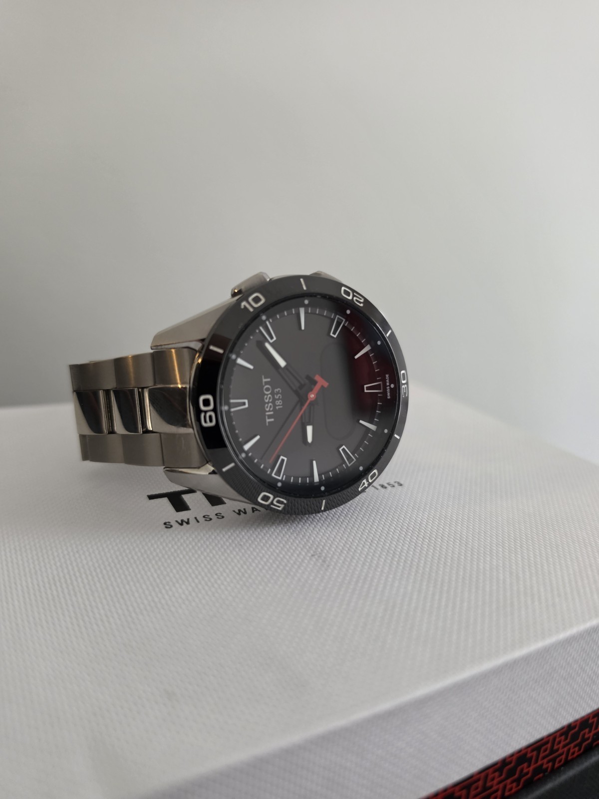 Tissot T-Touch SOLAR Connect Solar 44mm GMT Digital Dial Titanium Men’s Watch