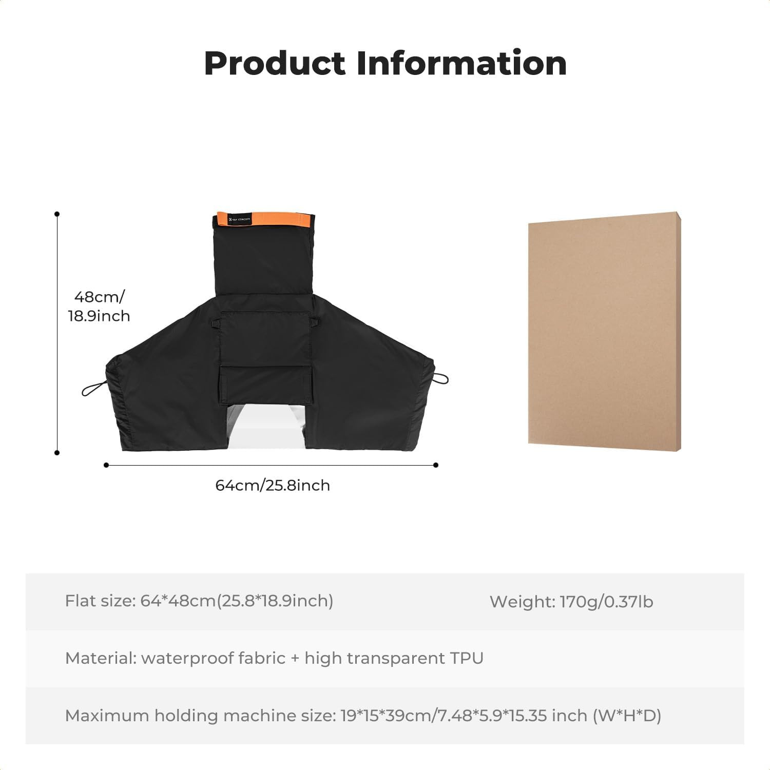 K&F CONCEPT Camera Rain Cover, Waterproof Camera Cover for Nikon Canon Sony | An