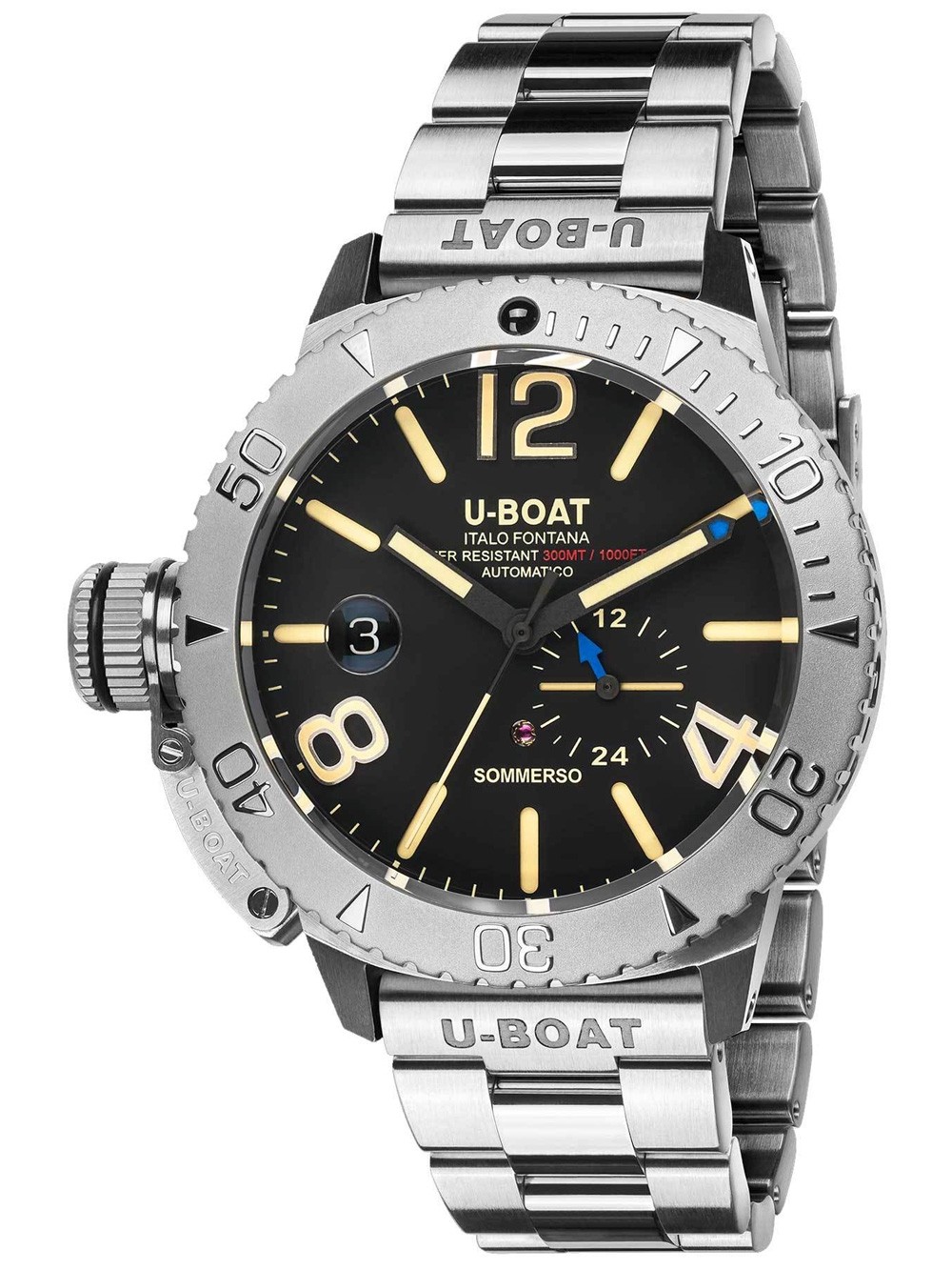 U-Boat 9007/A/MT Sommerso Automatic Mens Watch 46mm 10ATM