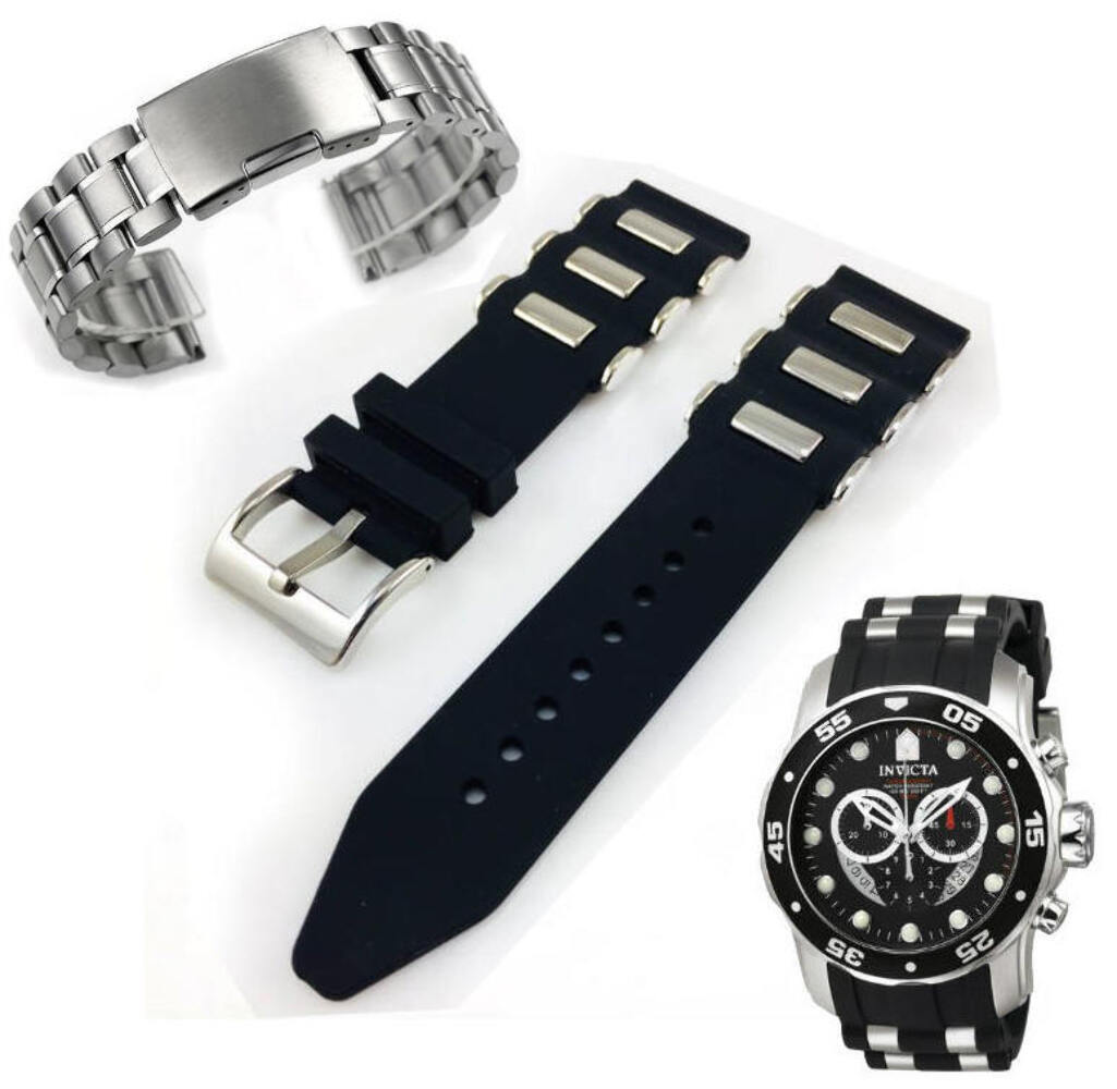 PACK OF 2 Replacement Watch Band For Invicta Pro Diver 48mm Scuba 6977 6978