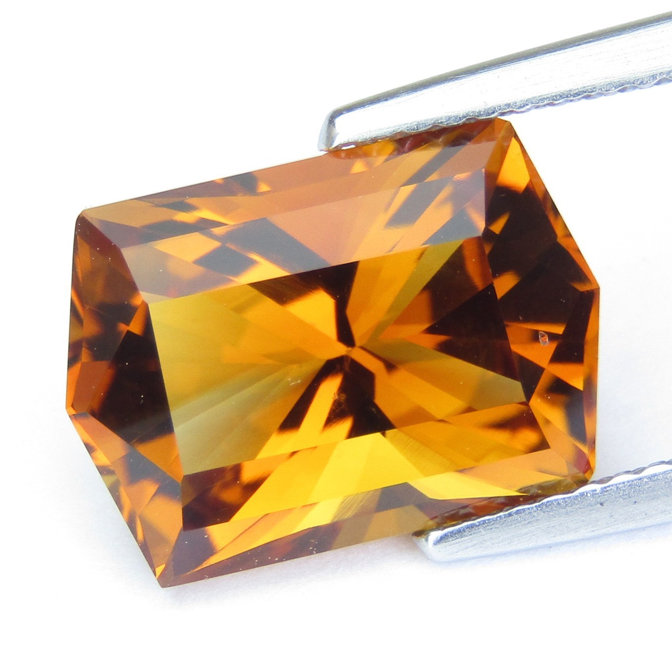 5.67Cts Fantastic Natural Citrine 13×9.3×7.7mm Fancy Cut Collection Gemstone-VDO