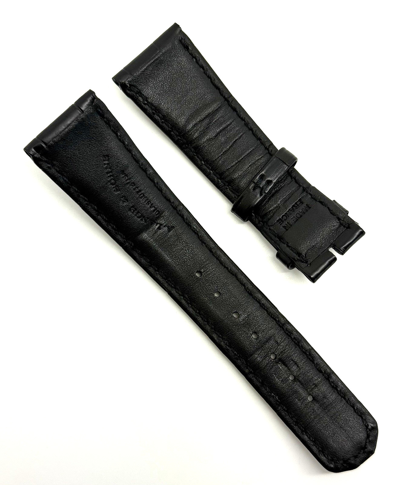 A. Lange & Sohne 22mm x 18mm Black Alligator Watch Strap Band Authentic OEM