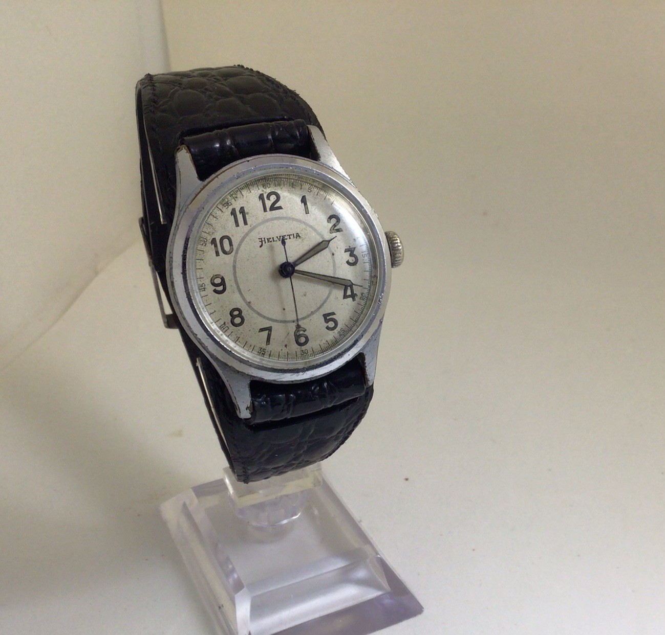 Vintage HELVETIA/GENERAL WATCH CO, Cal. 820B, 17J, Ref. 3190 2, Ca.1940s,Working