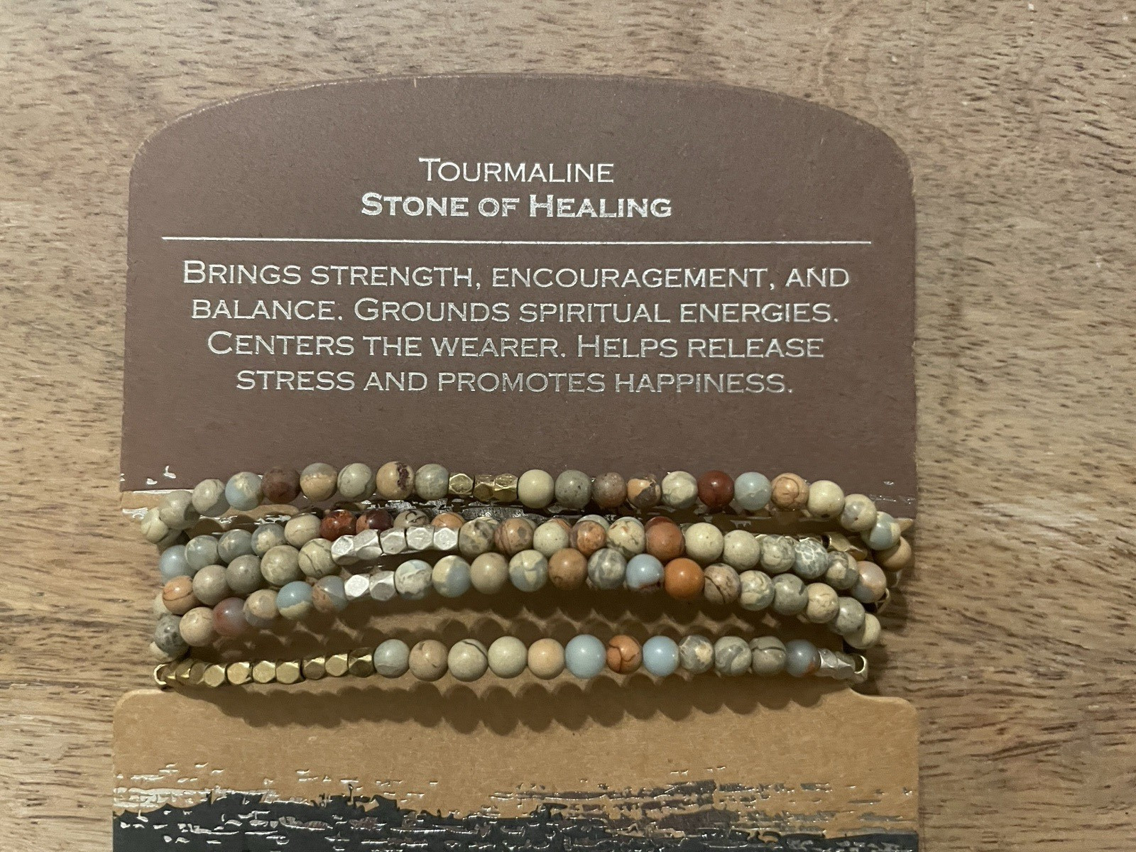 Scout Tourmaline Wrap Bracelet – Stone of Healing Bracelet/Necklace