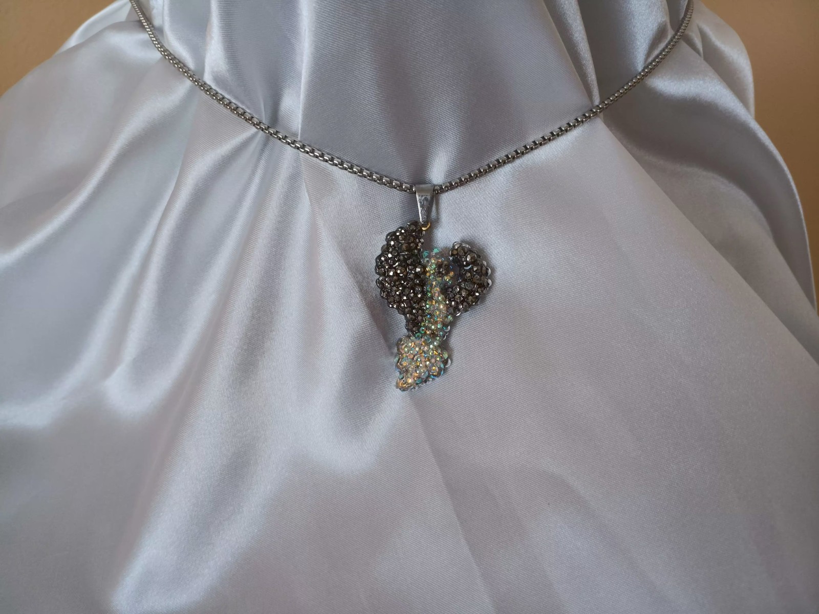 Nebula Galaxy Phoenix Necklace – Crystal Phoenix Jewelry Gift