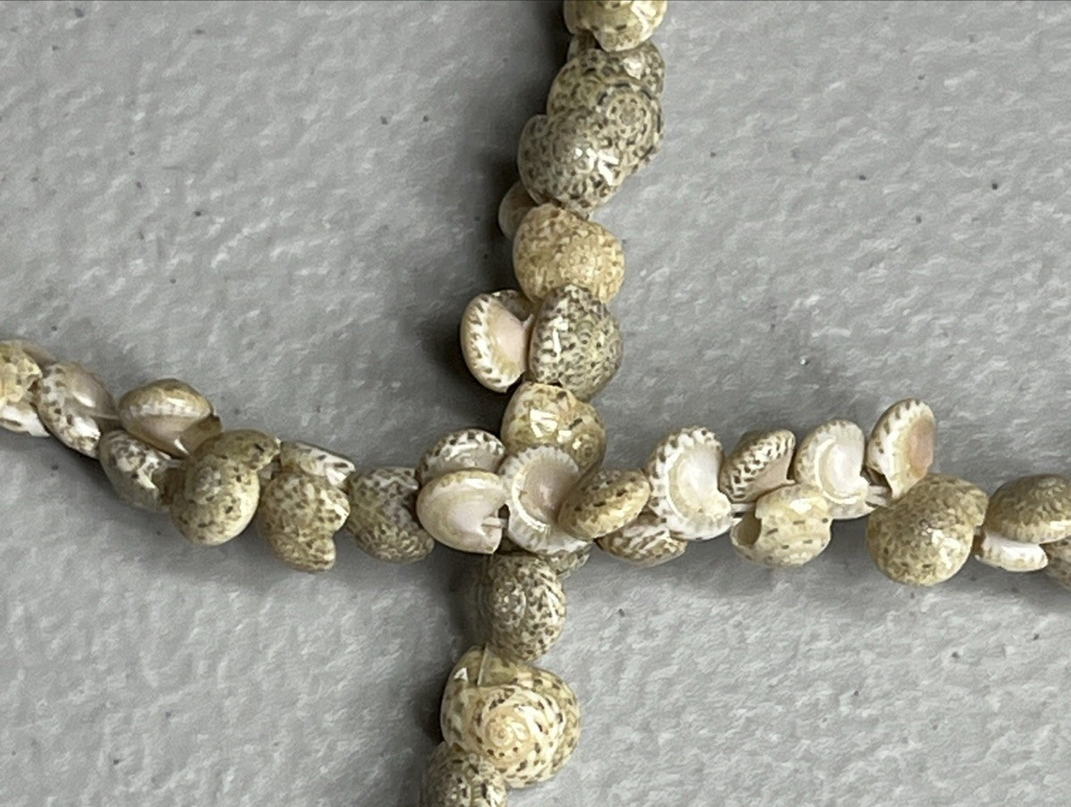 Vintage Hawaiian Tropical Shell Necklace Lot Seashell Lei Beach Boho 3 Piece