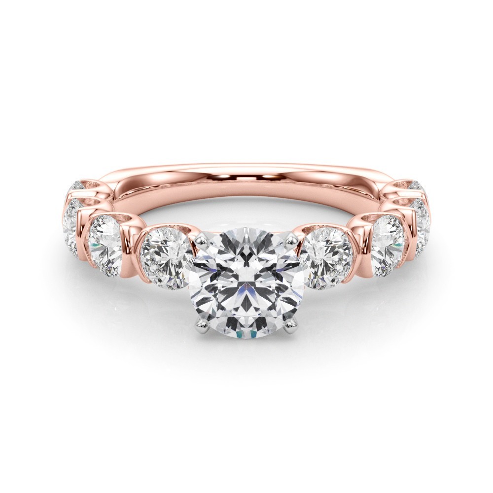 Stunning Solitaire Engagement Ring VS F 1.80-3.40 Ct Lab Grown Diamond 14K Gold