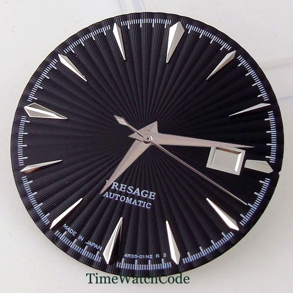 35mm Watch Dial Face Accessories Fit for NH35 NH36 NH38 Movement Date Window