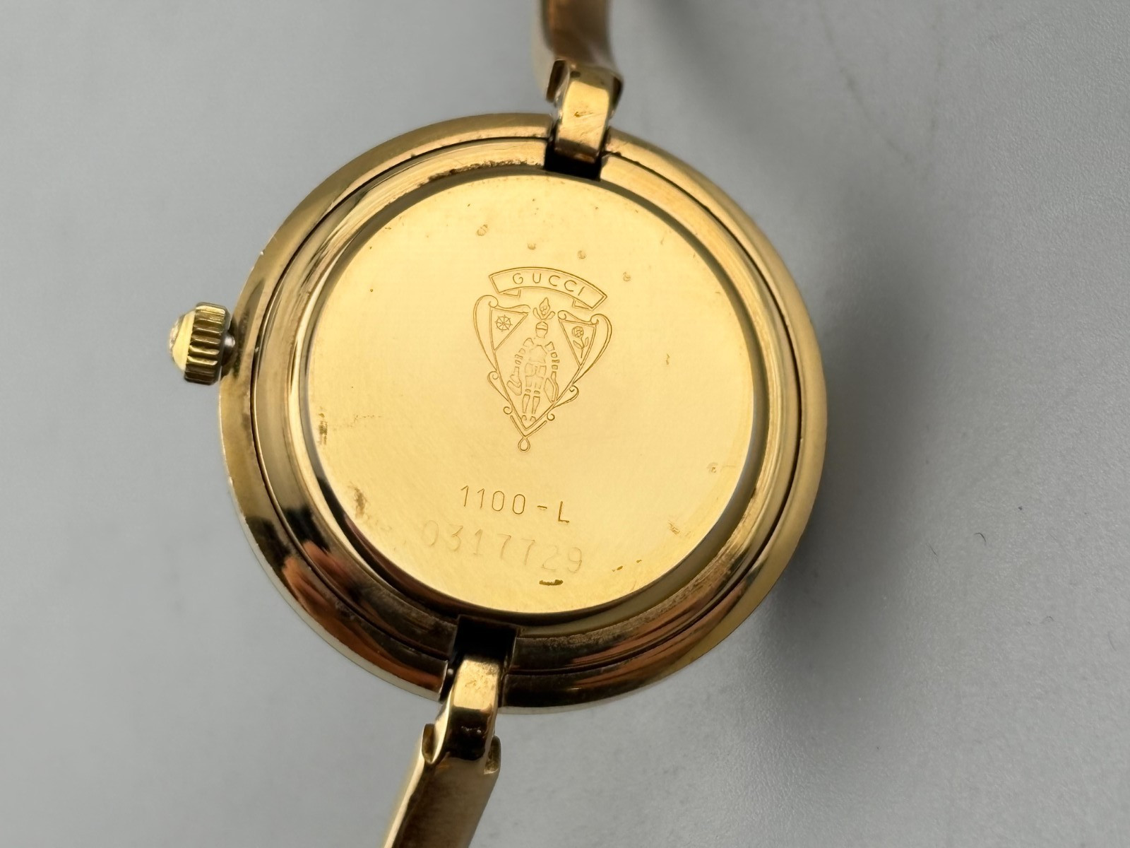[S Size Very Good+5] Gucci Change Bezel 11/12.2 Women Watch Gold White 12 Colors