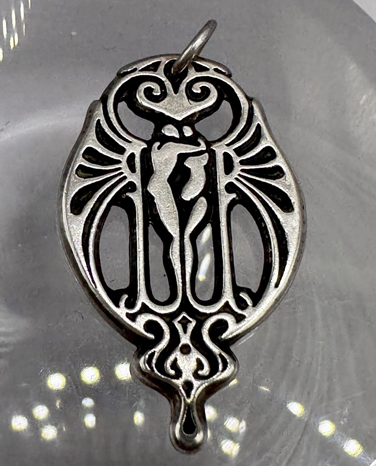 Soulmates Nude Lovers Pendant Pepi & Co Sterling Silver Qrys Bennett Reversible