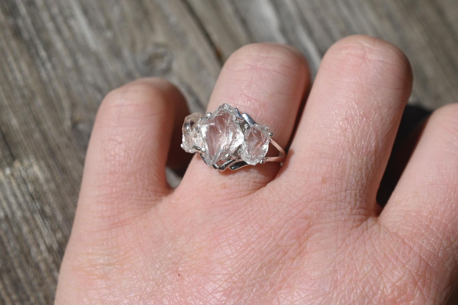 Engagement ring Lake county diamond sterling silver size 3 4 5 6 7 8 9 10 11 12